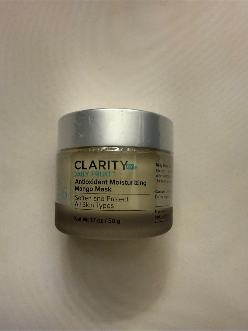 Daily Fruit Antioxidant Moisturizing Mango Mask - Cream